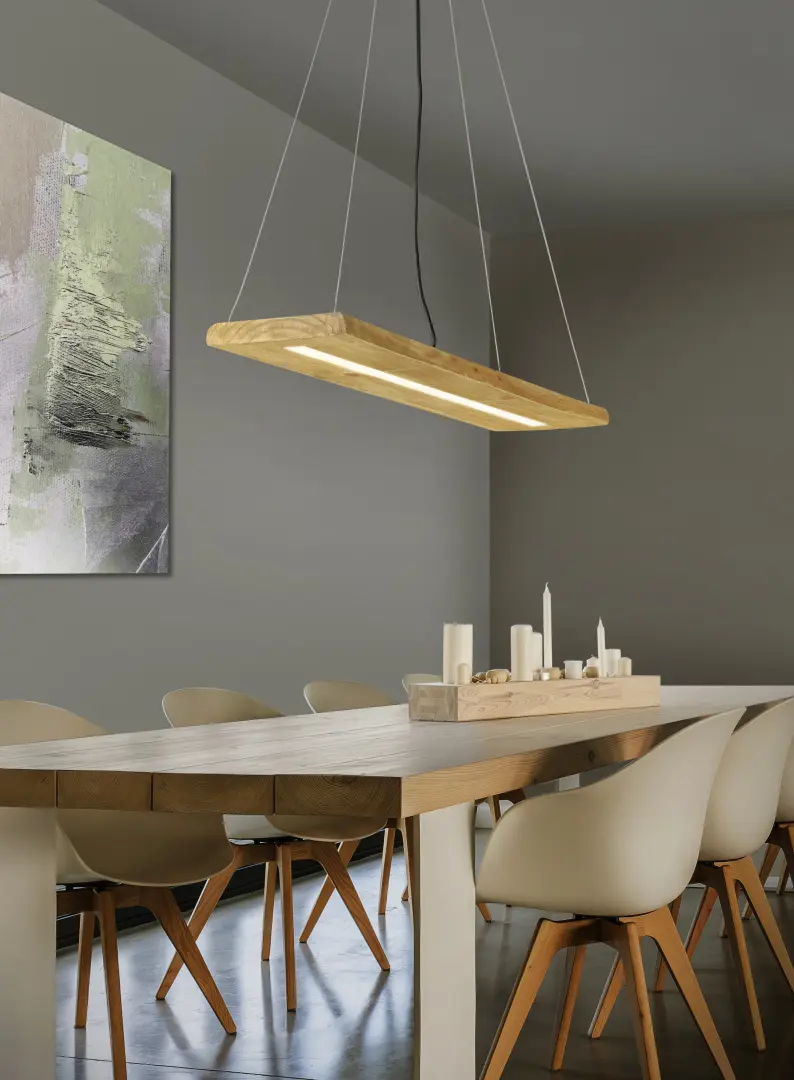 sospensione in legno