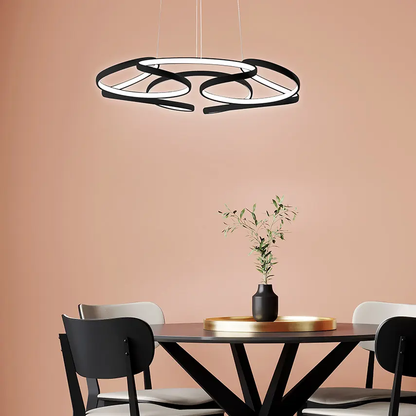 come pulire un lampadario a led