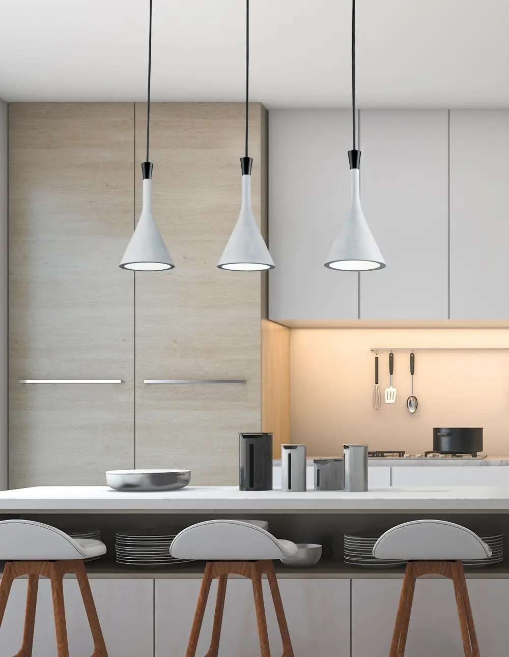 piccole sospensioni a led