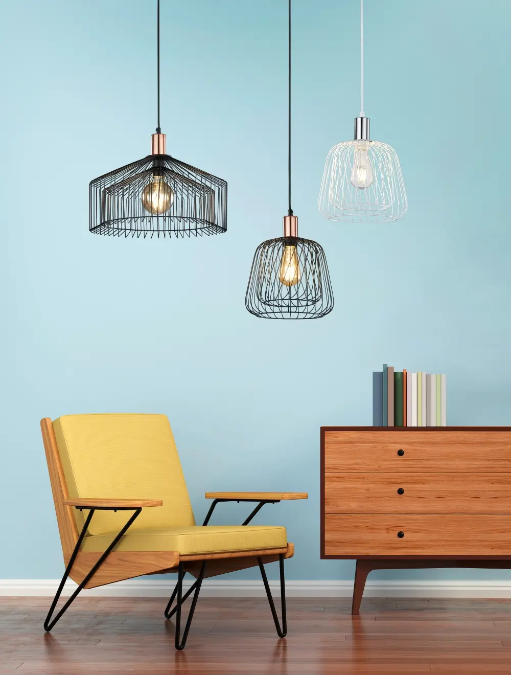 lampadari a sospensione con lampadina