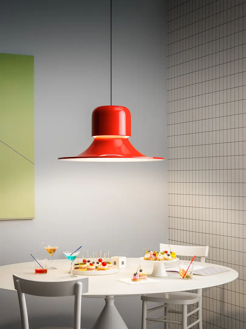 lampadario colorato moderno