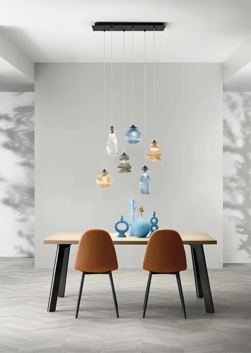 illuminazione moderna colorata