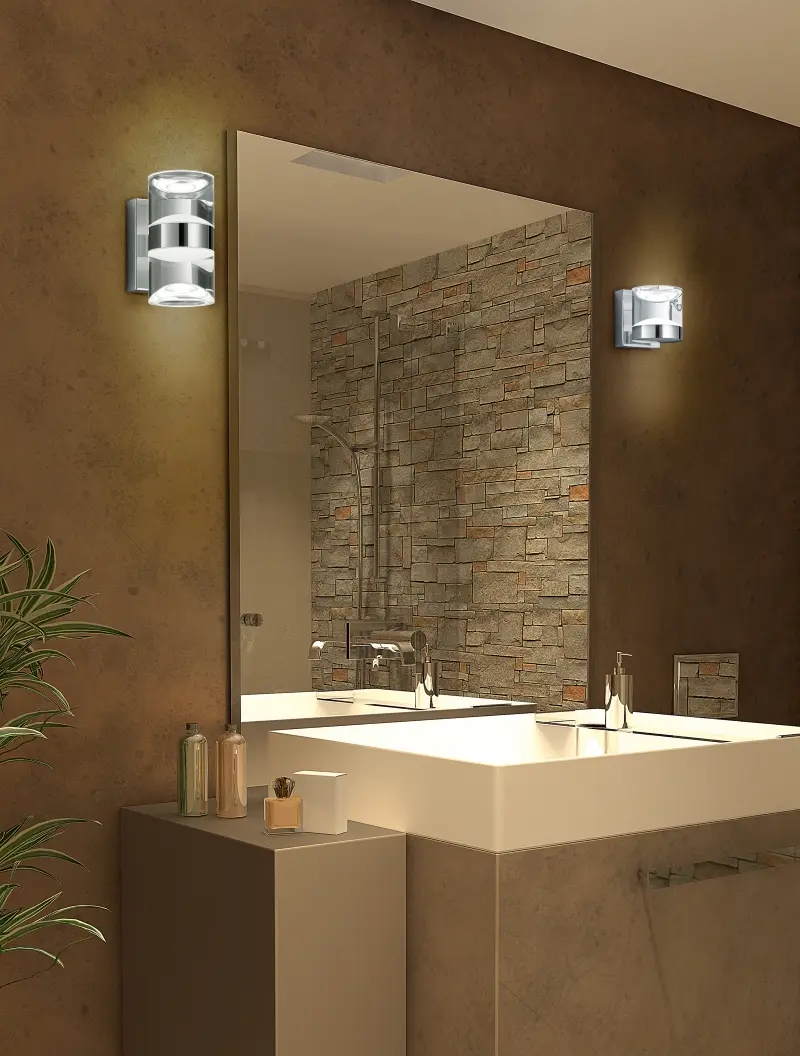 applique a parete in bagno