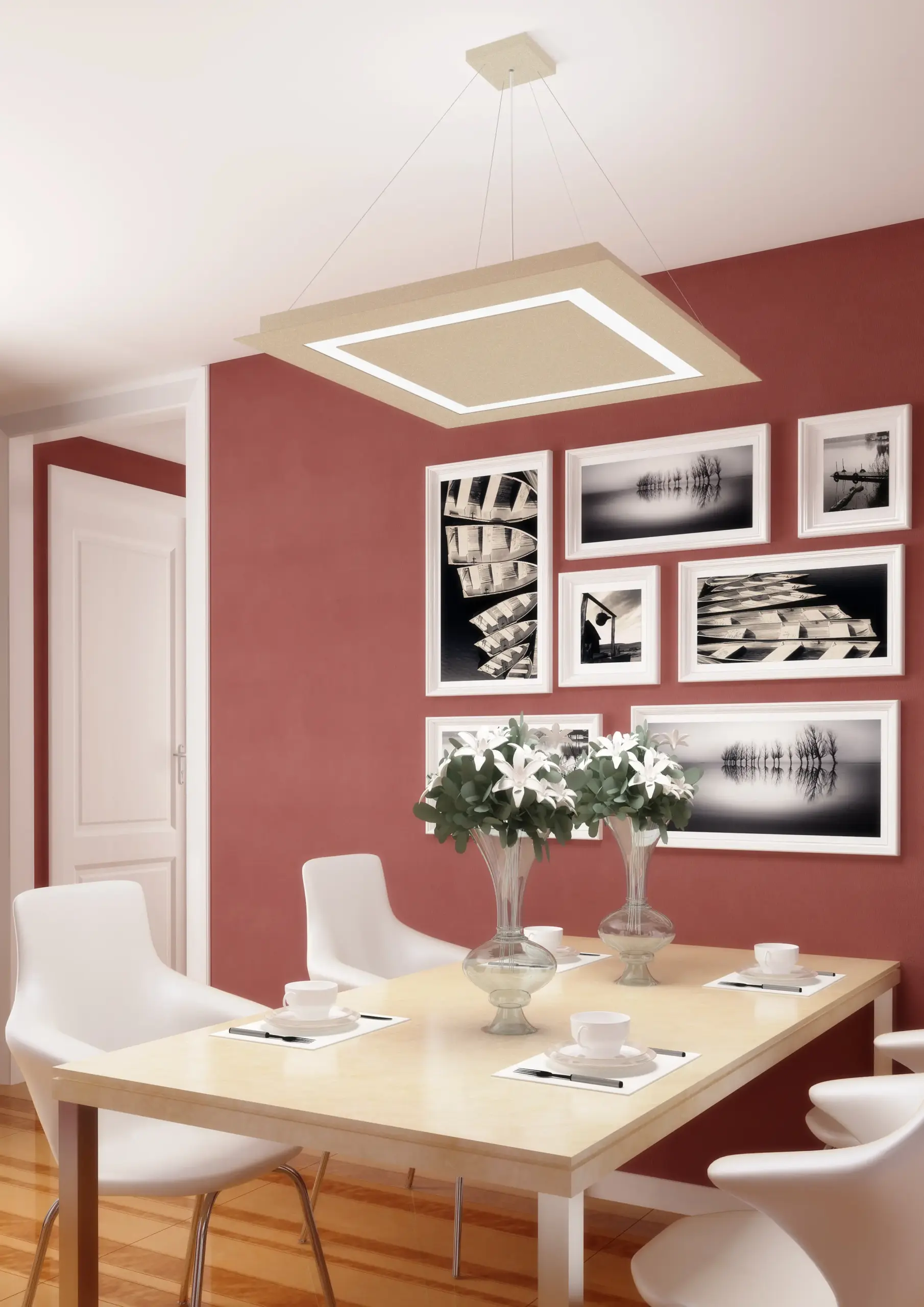 sospensione sopra tavolo da pranzo