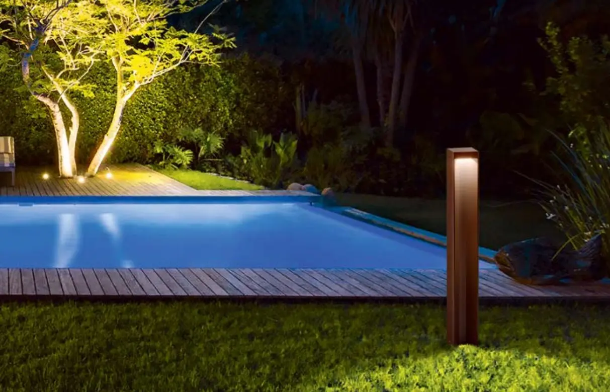 illuminazione piscina