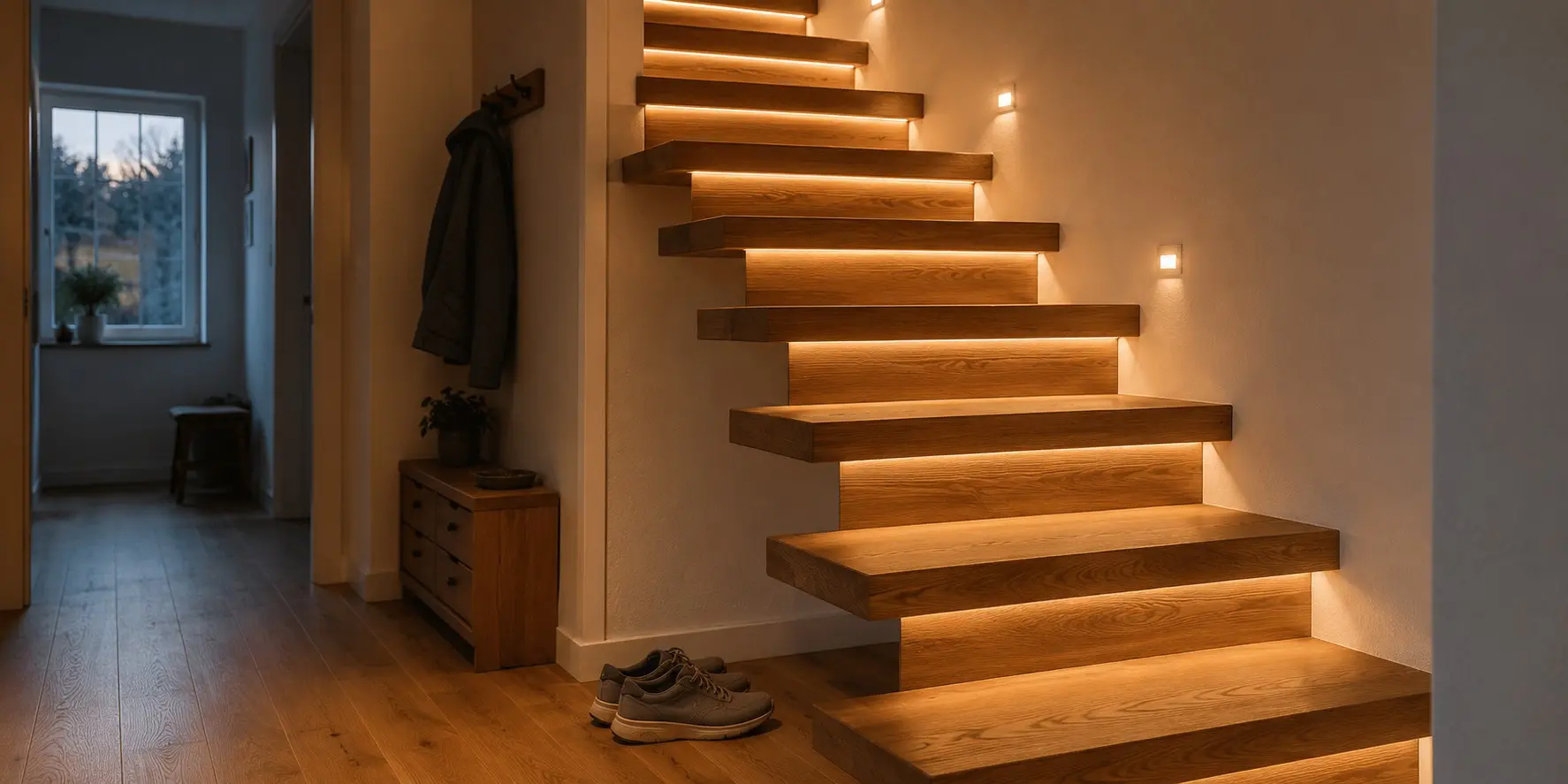 illuminazione scale interne